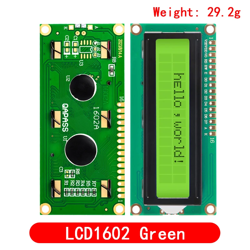 LCD-Modul Blau Grüner Bildschirm IIC/I2C 1602 für Arduino 1602 LCD UNO – Bild 5