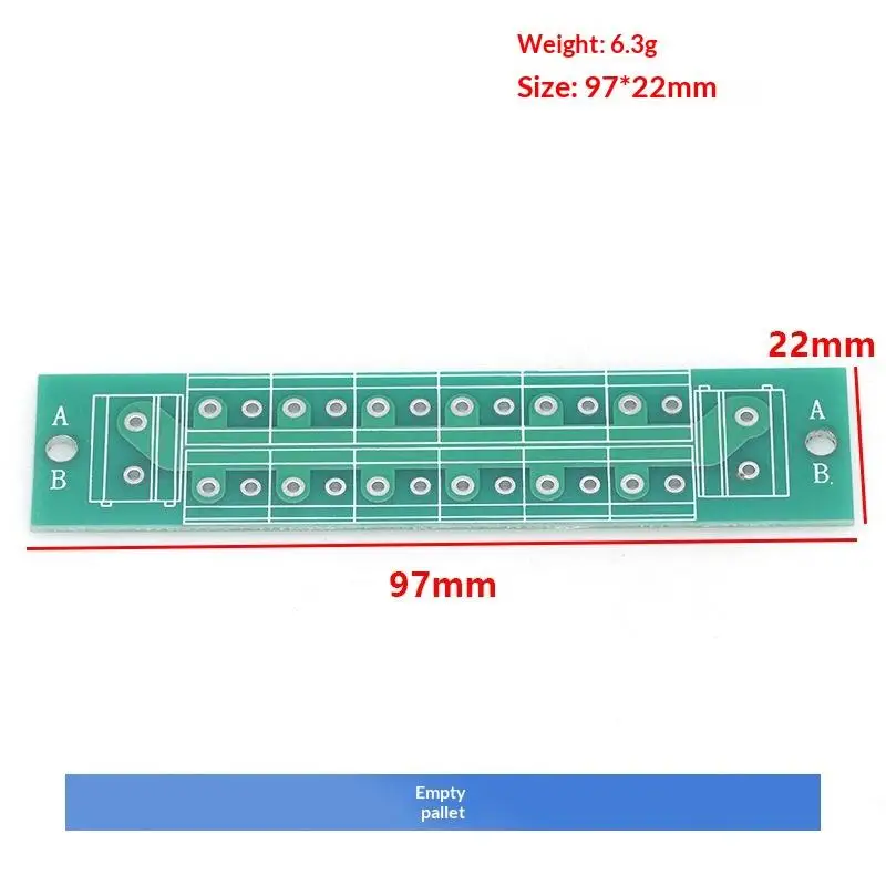 Mini-Stromverteilerplatine, 5/7,5 mm Rastermaß, Schraubklemmen-Adapterplatine für DIY-Elektronikprojekte