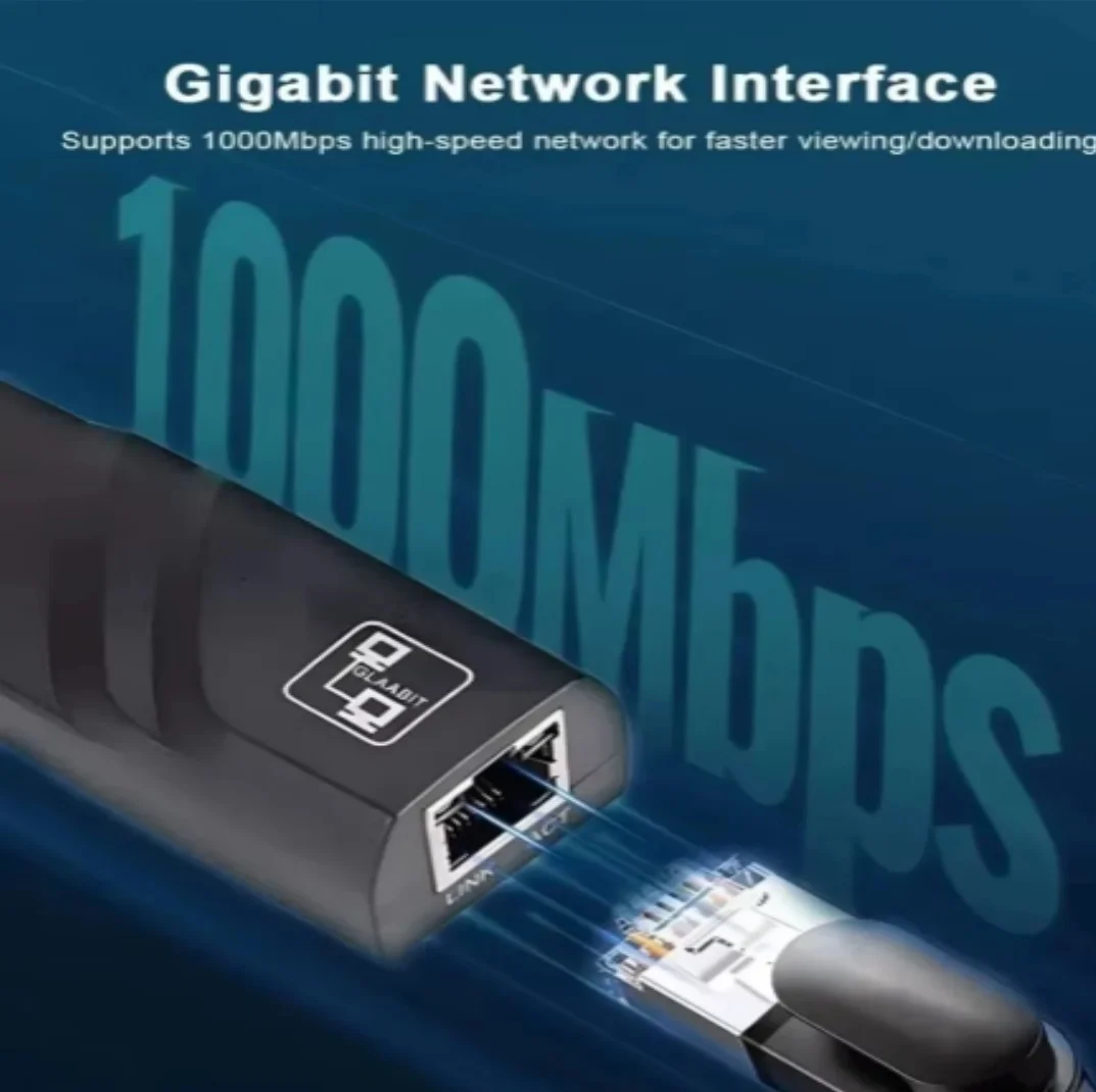 USB 3.0 zu RJ45 Gigabit Ethernet Adapter 10/100/1000 Mbit/s – Bild 3