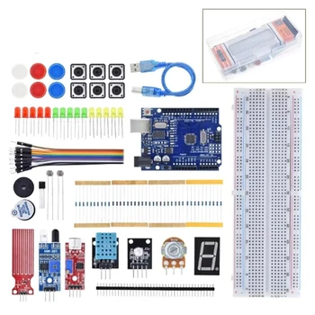 Starter Kit für Arduino Uno R3 Breadboard Basic, einfaches Lernset