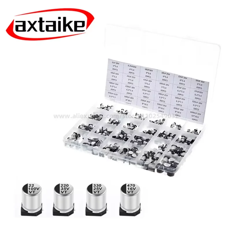 1 UF ~ 1000 UF 10 V 16 V 25 V 35 V 50 V 100 V 24 Wert 47 (400 Stück) – Bild 2