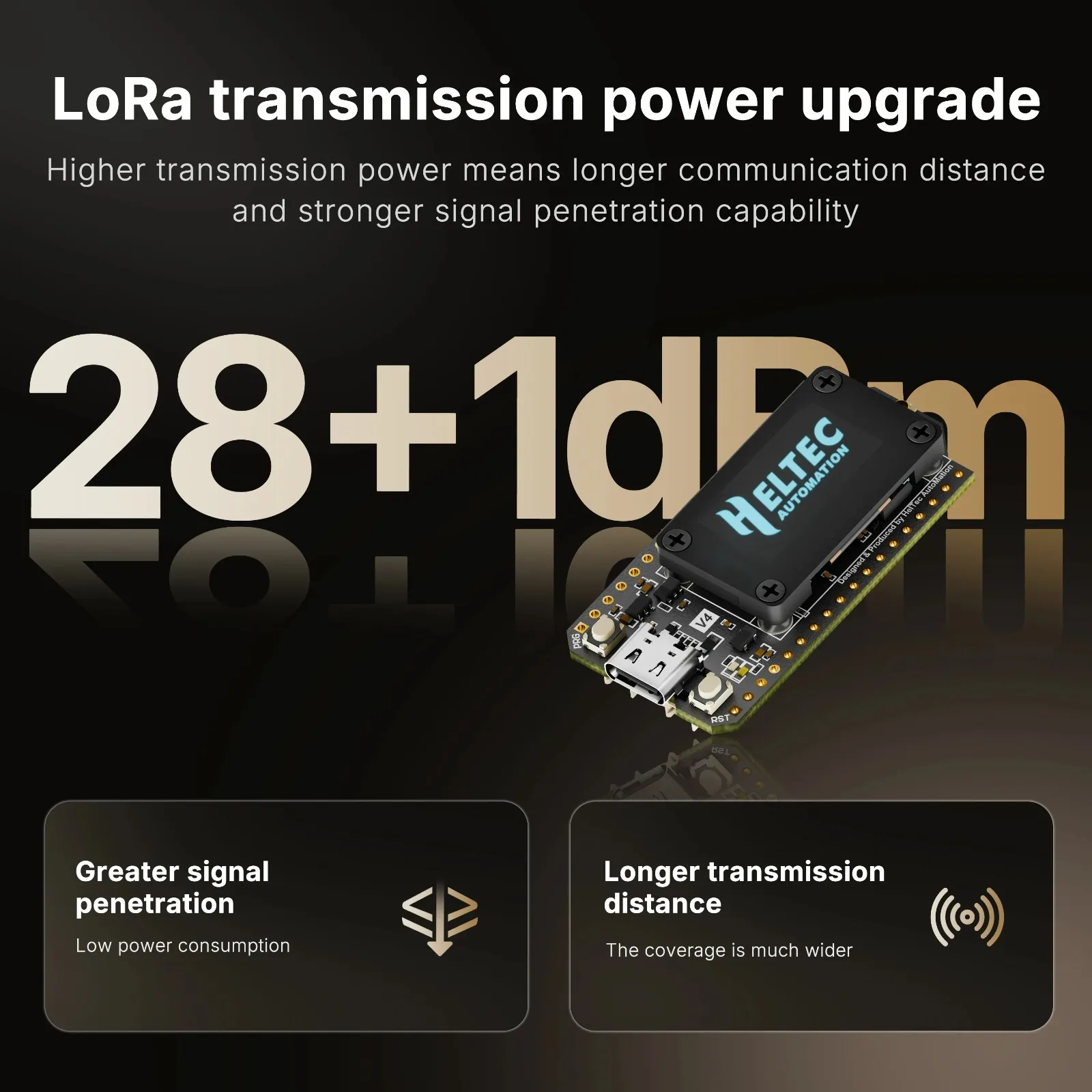Heltec LoRa 32 V4 ESP32 SX1262 Entwicklungsboard mit 0,96 Zoll – Bild 2