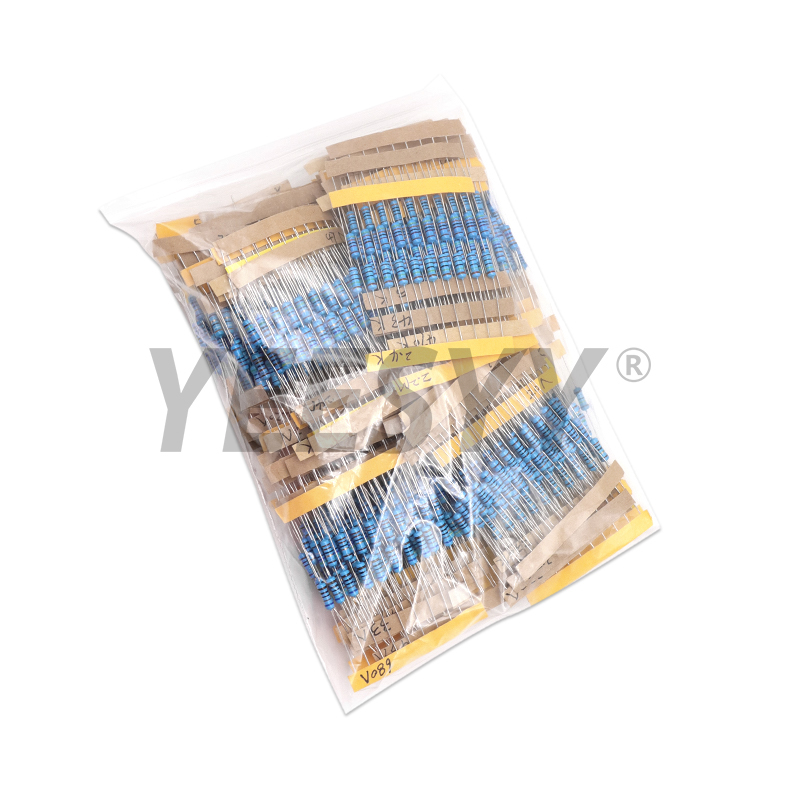 1/2w Metallfilm-Widerstands kit 1% 0,1 Ohm-2,2 m 0,5 (1100 Stück) – Bild 2