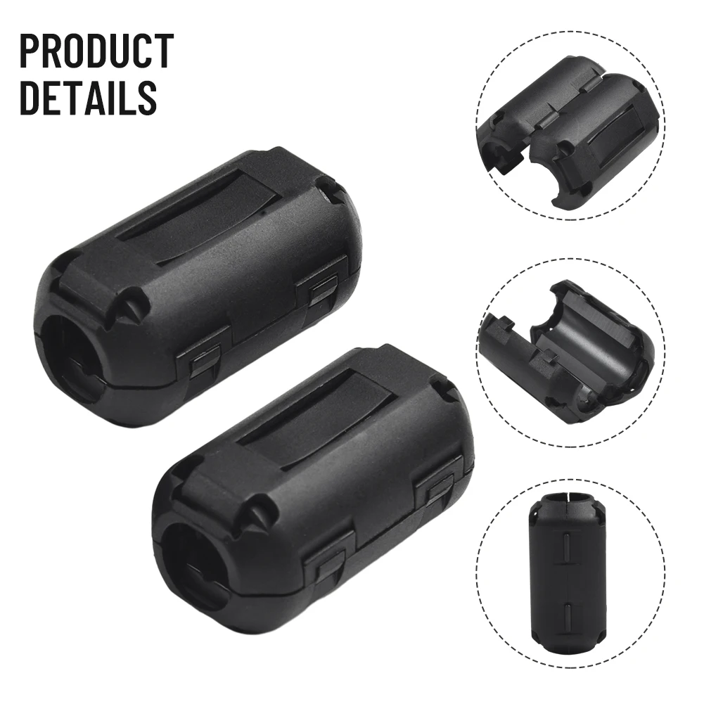 5X Noise Filter 3,5/5/7/9/13mm Ringkern Ferrit Perle Clip Choke RFI – Bild 2