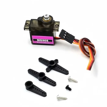 SG90 MG90S 9g Digitaler Mini-Mikroservo 180/360 Grad für RC-Helikopter Flugzeug Mini-Boot Auto MG90 9G Trex