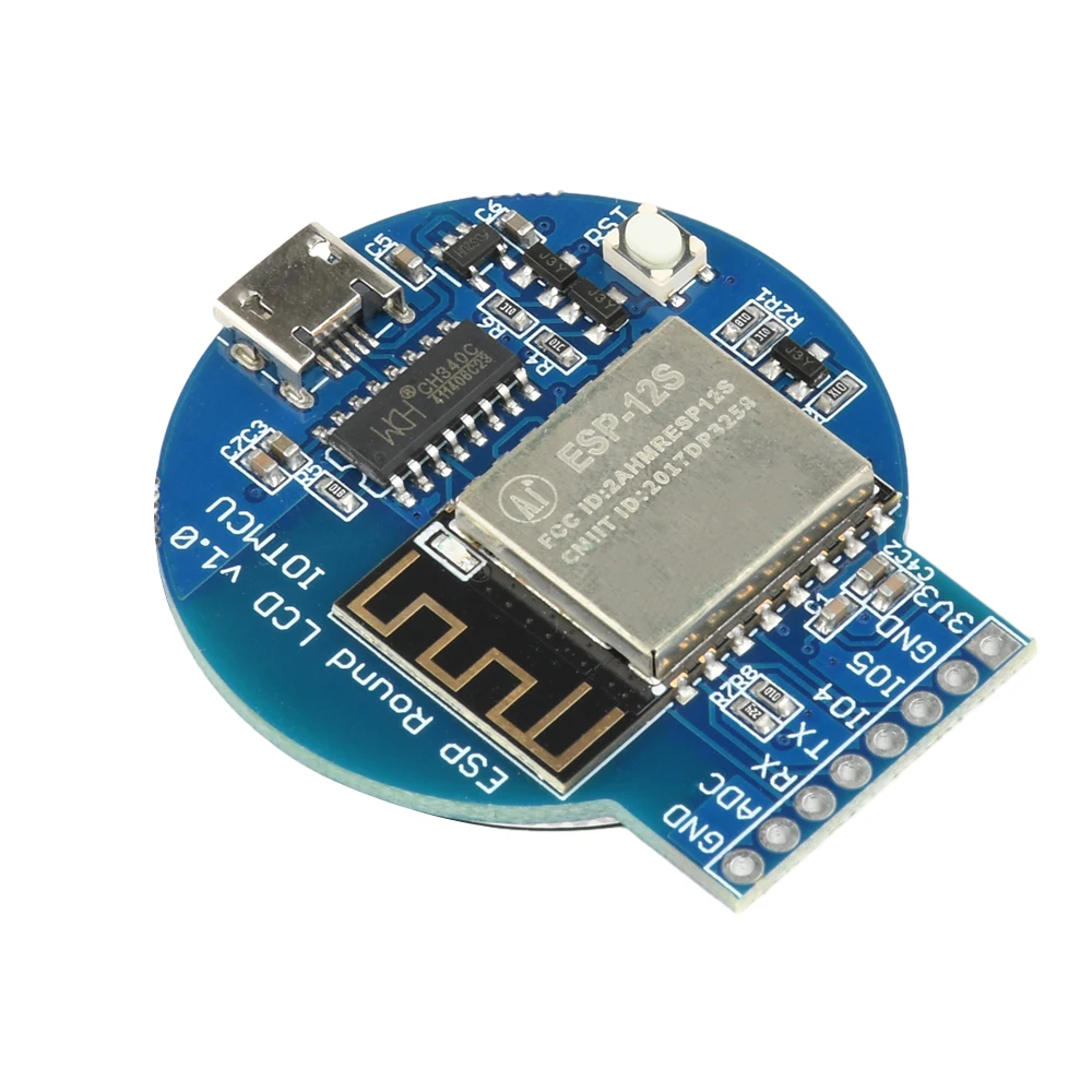 ESP8266 Entwicklungsboard NodeMCU Erweiterungsplatine 1,28 Zoll GC9A01 – Bild 2