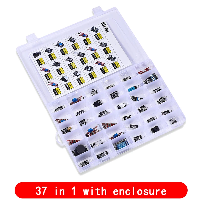 Arduino 45 in 1 Sensoren Module Starter Kit besser als 37in1 Sensor Kit 37 in 1 Sensor Kit für UNO R3 MEGA2560