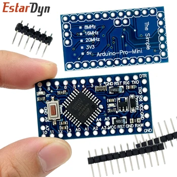 Estardyn Pro Mini ATmega328P 5V 16MHz / 3.3V 8MHz, Energiesparendes Mikrocontroller-Board