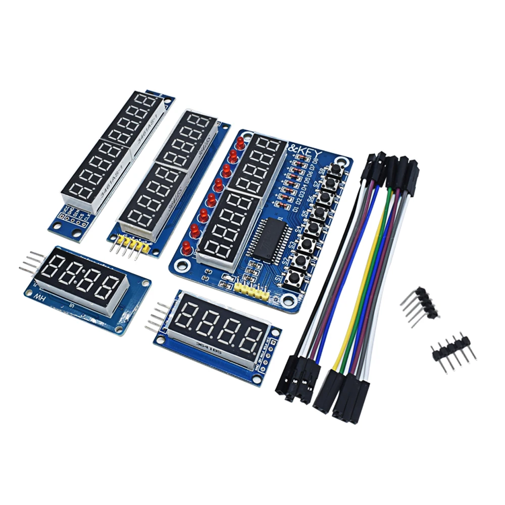TM1637 LED-Anzeigemodul 7 Segment 4 Bits 0,36 Zoll Uhr ROTE Anode – Bild 6