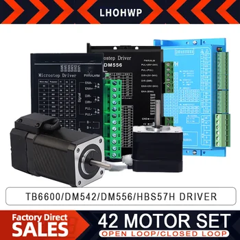 Zweiphasen-Schrittmotor-Set Nema 17, Länge 23/32/34/38/40/48/60 mm, offener/geschlossener Regelkreismotor