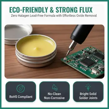 Lötpaste mit Rosin-Flussmittel 10g/30g/100g Bleifreies Schweißflussmittel Eisenreparatur-Lötpaste