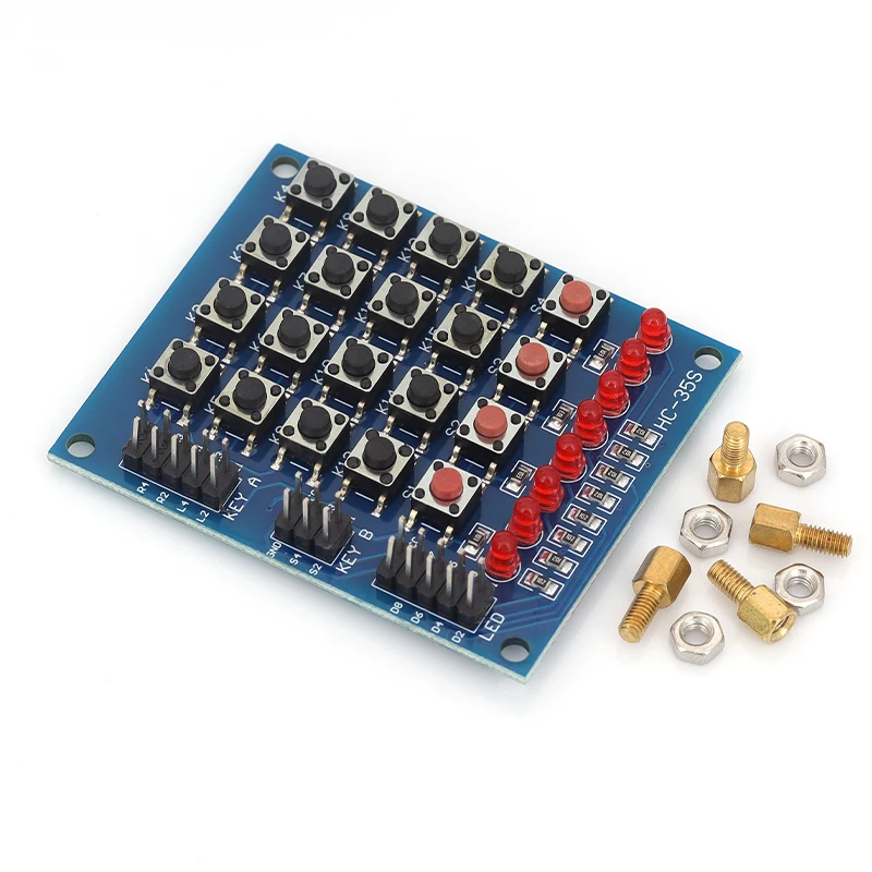 4X4 Matrix Tastatur Für Arduino Array Modul 16 Tasten Drucktasten – Bild 3