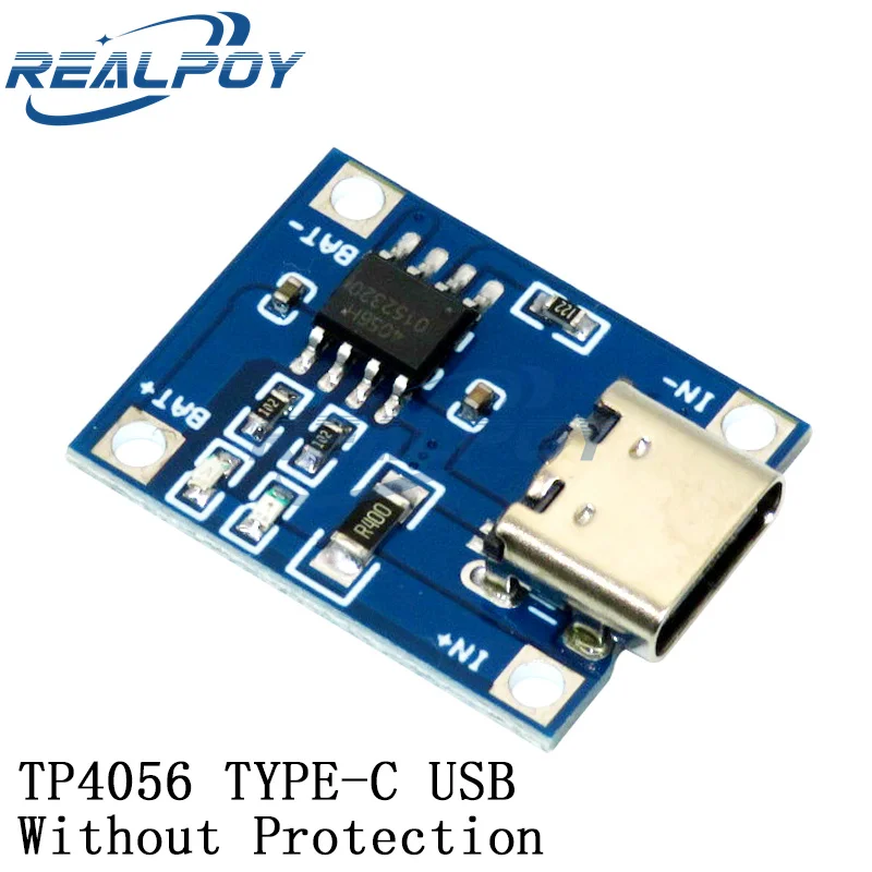 TP4056 mit Schutz, zwei Funktionen, 5 V, 1 A, Mini-Micro-TYPE-C, USB – Bild 4