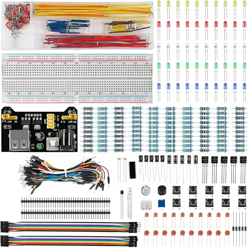 830-Punkt lötfreies Breadboard-Kit für UNO R3, Starterpaket – Bild 2