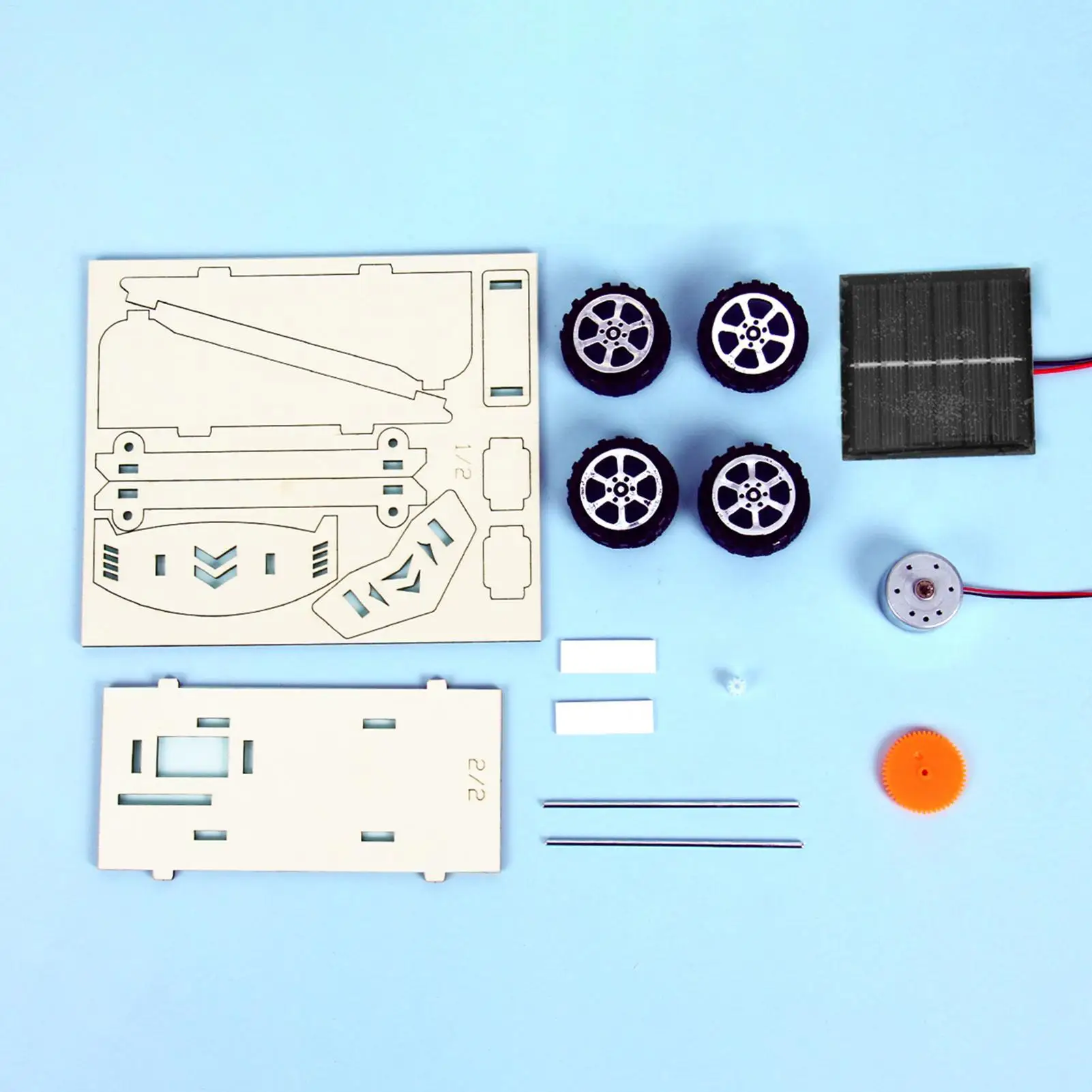 Solarbetriebenes Auto-Bausatz-Set für DIY-Wissenschaftsexperimente – Bild 3