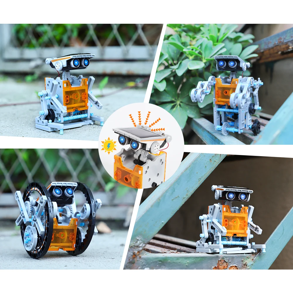 STEM 13-in-1 Bildung Solar Roboter Spielzeug DIY Gebäude Wissenschaft – Bild 5