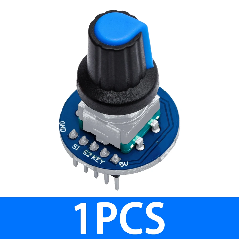 Drehgebermodul für Arduino Brick Sensor Development, runde Audio-rotierende Potentiometer-Knopfkappe EC11