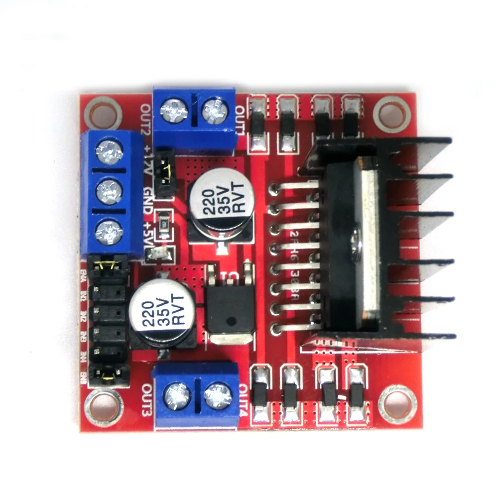L298N Treiberplatine Modul L298N Schrittmotor Smart Car Roboter – Bild 2