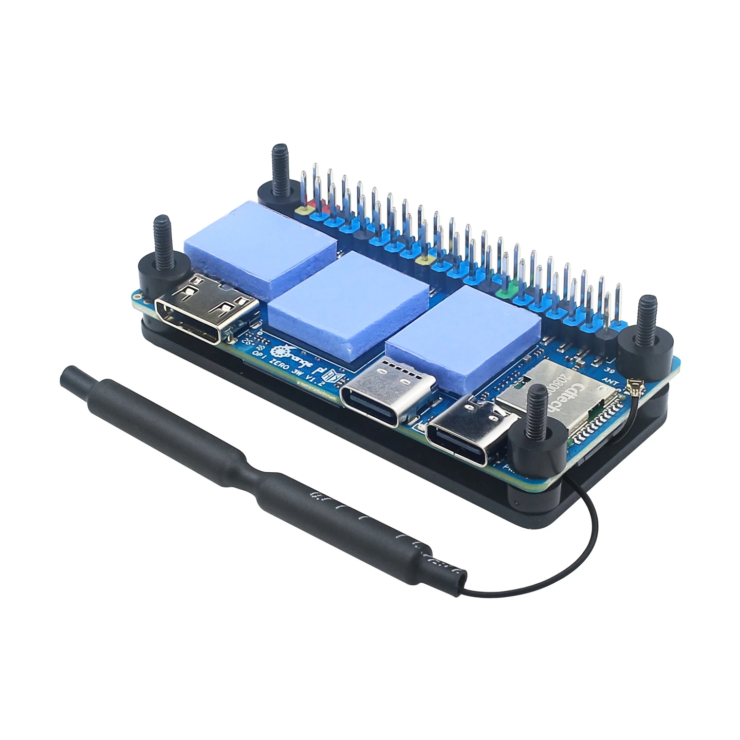 Orange Pi Zero 3W Aluminiumlegierungsgehäuse Passiver Kühlkörper – Bild 3