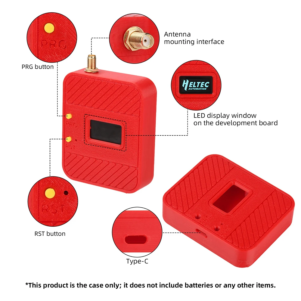 Heltec V3 WIFI LoRa 32 V4 ESP32 WIFI Bluetooth Entwicklung Board Case – Bild 6
