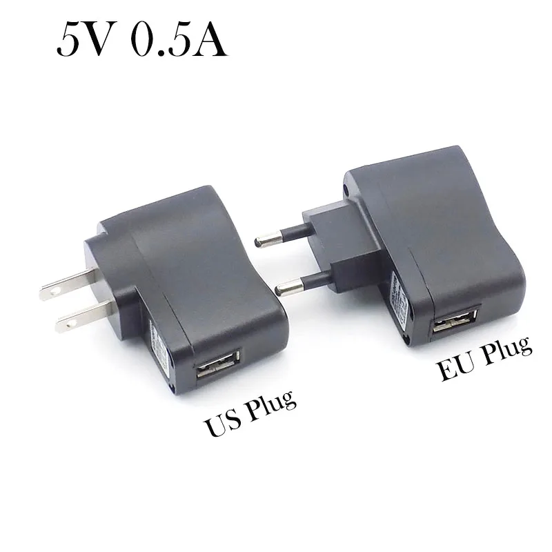 USB-Ladegerät, 5 V, 0,5 A, Micro-Wand-AC zu DC-Aufladung – Bild 2