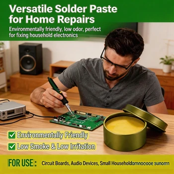 Lötpaste 100g/500g/30g Rosin-Paste Lötmittel für Elektronik-Leiterplatten-Reparatur Flüssige Lötpaste
