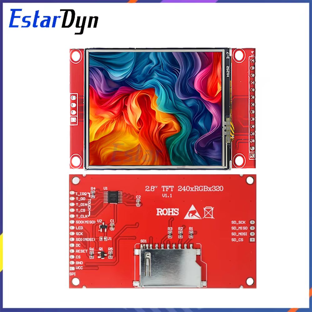 2,4/2,8 Zoll SPI TFT LCD Touchscreen ILI9341 240x320 Anzeigemodul – Bild 5