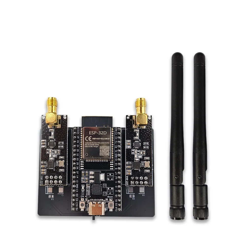 ESP32 + NRF24L01 PA LNA 2,4GHz Modul, Verbesserte Antennen-Entwicklungsplatine mit Bluetooth-Unterstützung