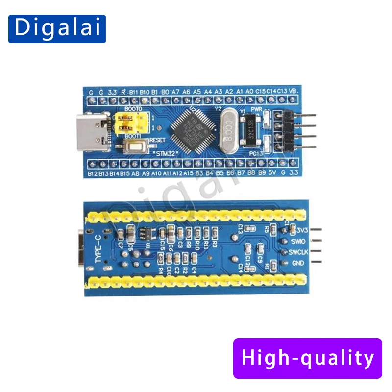 STM32F103C6T6/C8T6 Mindestsystemplatine – Bild 2