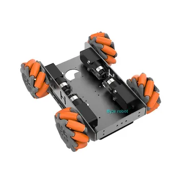 4WD Reguläres/Mecanum-Radgehäuse mit TT-Motor, Rahmen aus Aluminiumlegierung, Auto für Arduino