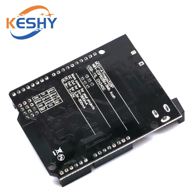 UNO+WiFi R3 ATmega328P+ESP8266 CH340 (32 MB Speicher) 6V-9V USB-TTL – Bild 4