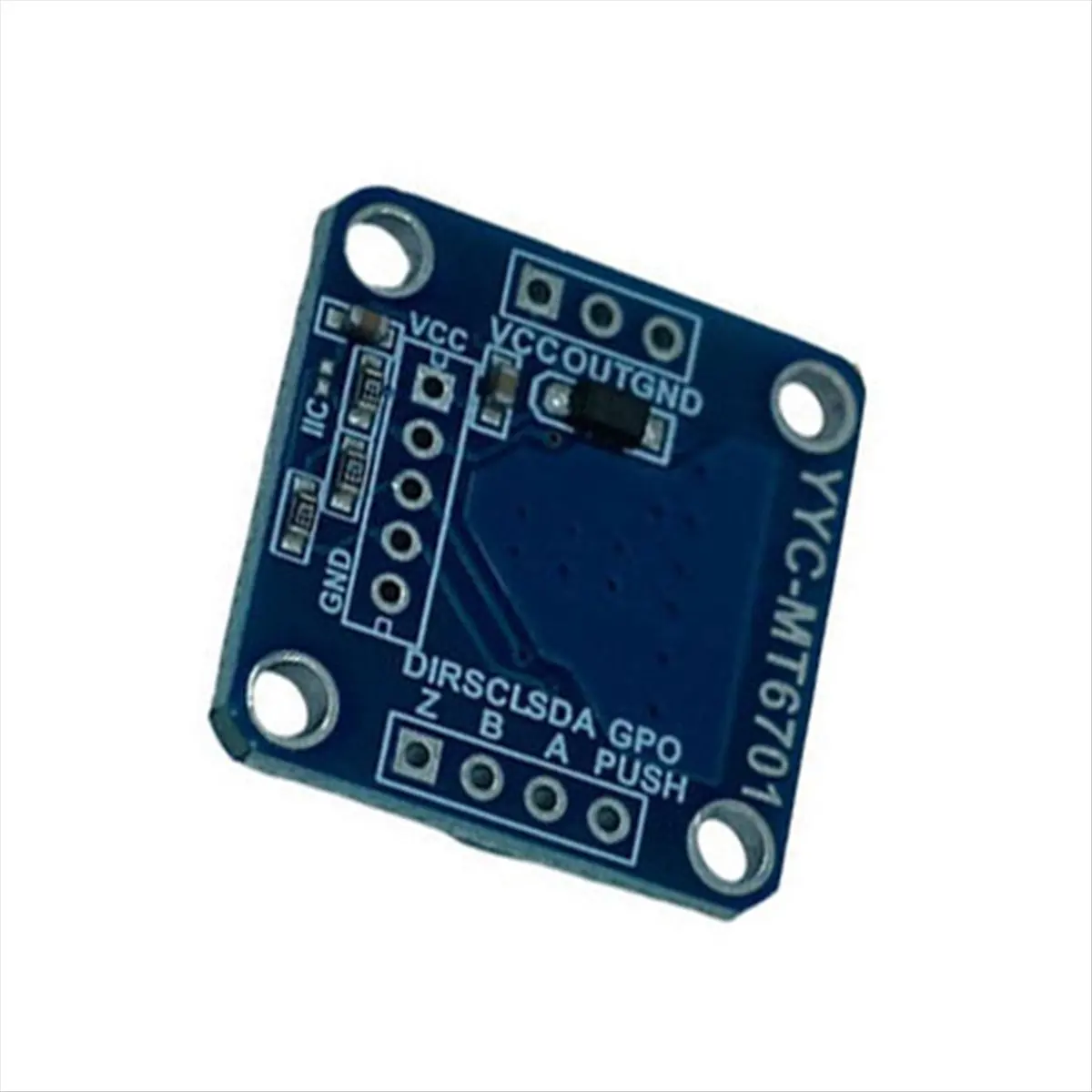 [B63C] Magnetischer Encoder MT6701 Magnetisches Induktionswinkelmesssensormodul 14bit Hohe Präzision Kann