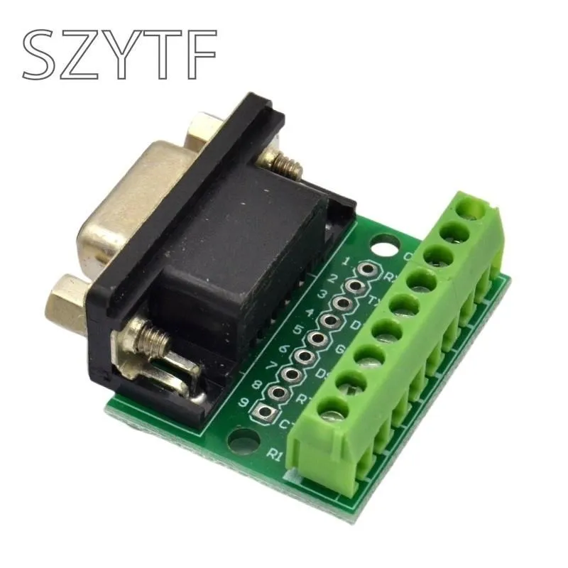 DB9 Männliche und Weibliche Stecker Adapter Schraube Terminal 9-Pin – Bild 3