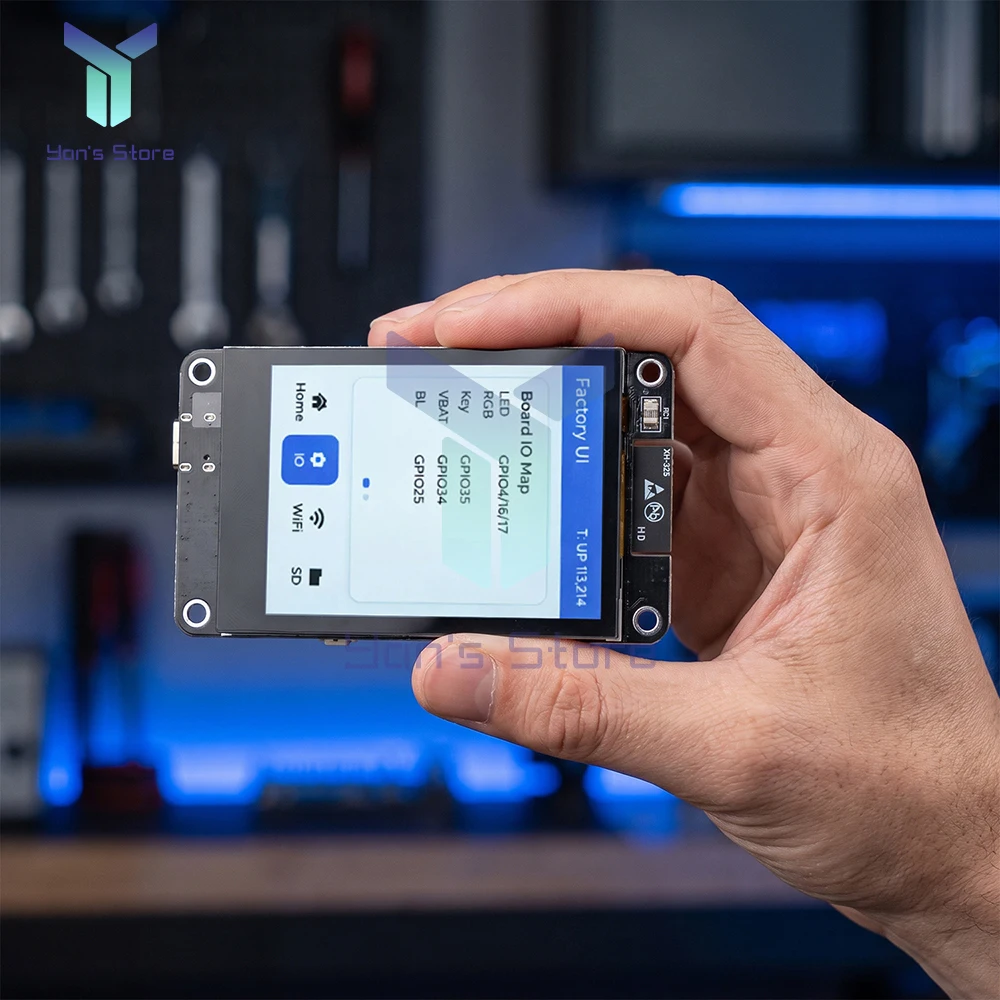 ESP32 Entwicklungsboard mit 2,8 Zoll kapazitivem Touchscreen, WiFi – Bild 2