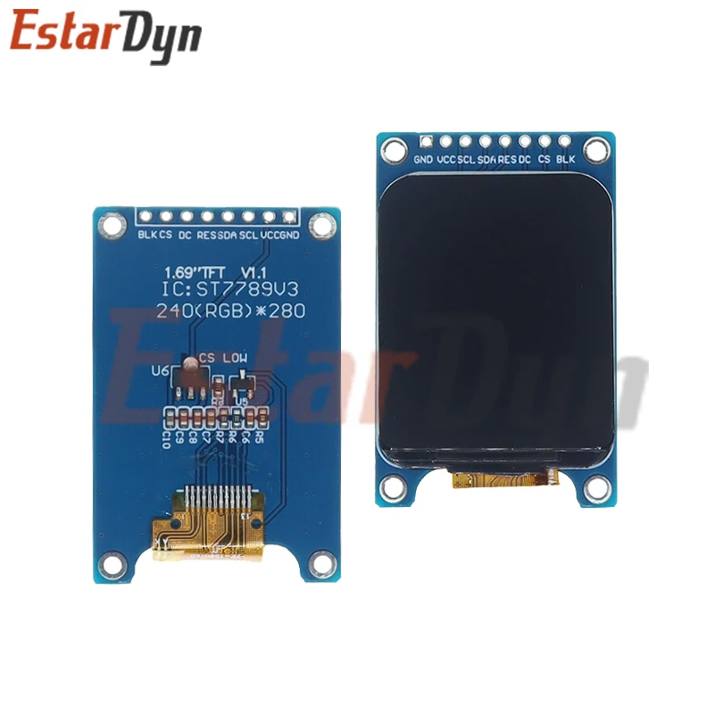 1,69 TFT LCD IPS Farbdisplay Modul 1,69" ST7789 Controller – Bild 4