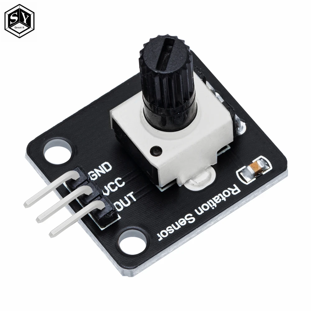 360-Grad-Drehgebermodul Drehpotentiometer Analoges Knopfmodul – Bild 4