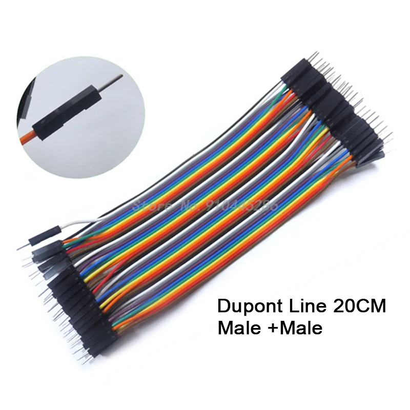 40PIN 20CM Dupont Linie Stecker Auf Stecker + Buchse Und Buchse – Bild 4