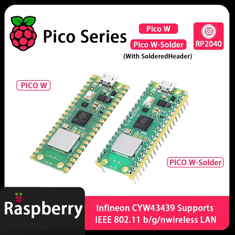 Raspberry Pi Pico Pico 2 Pico W Pico WH Pico H Pico 2 W RP2040 RP2350 – Bild 5