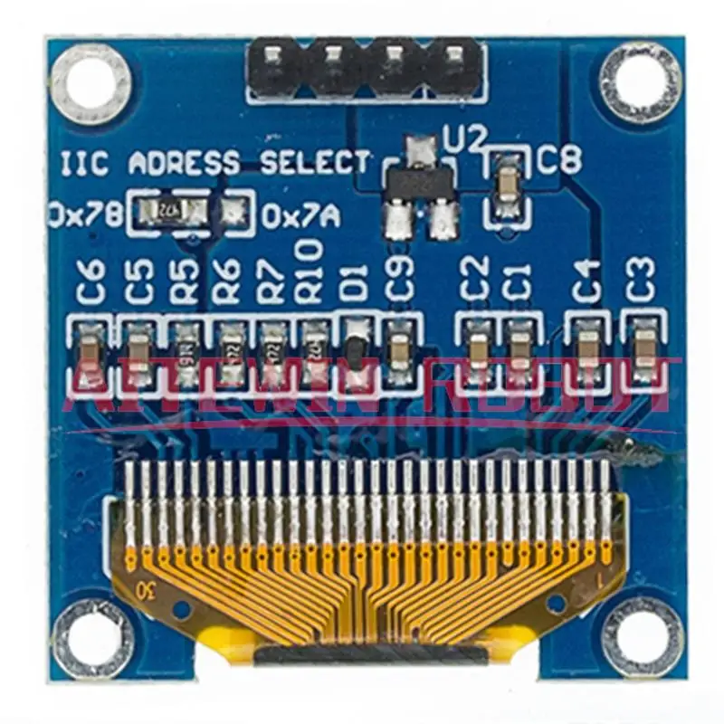 0,96 Zoll IIC Seriell 4pin SSD1306 Weiß/Blau/Gelb Blau OLED Display – Bild 4