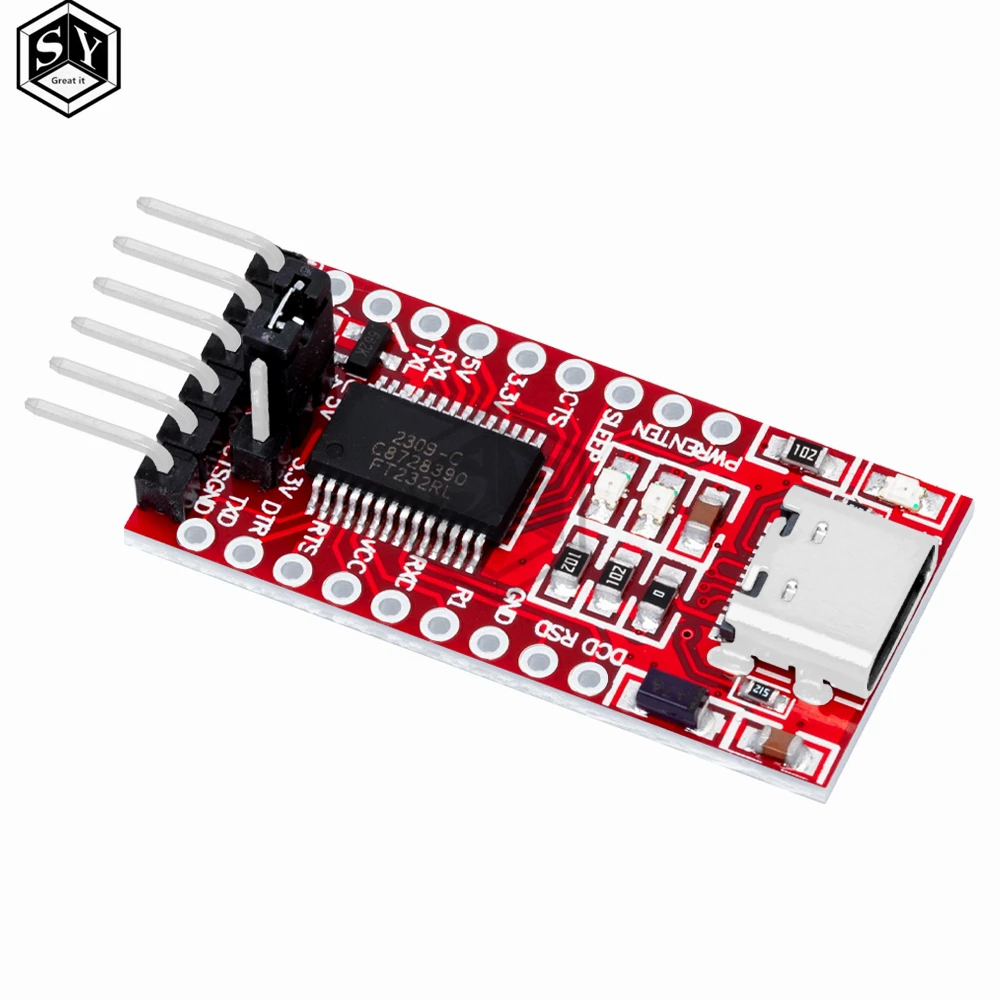 FT232RL FTDI USB 3,3 V 5,5 V zu TTL Serielles Adaptermodul für Arduino – Bild 5