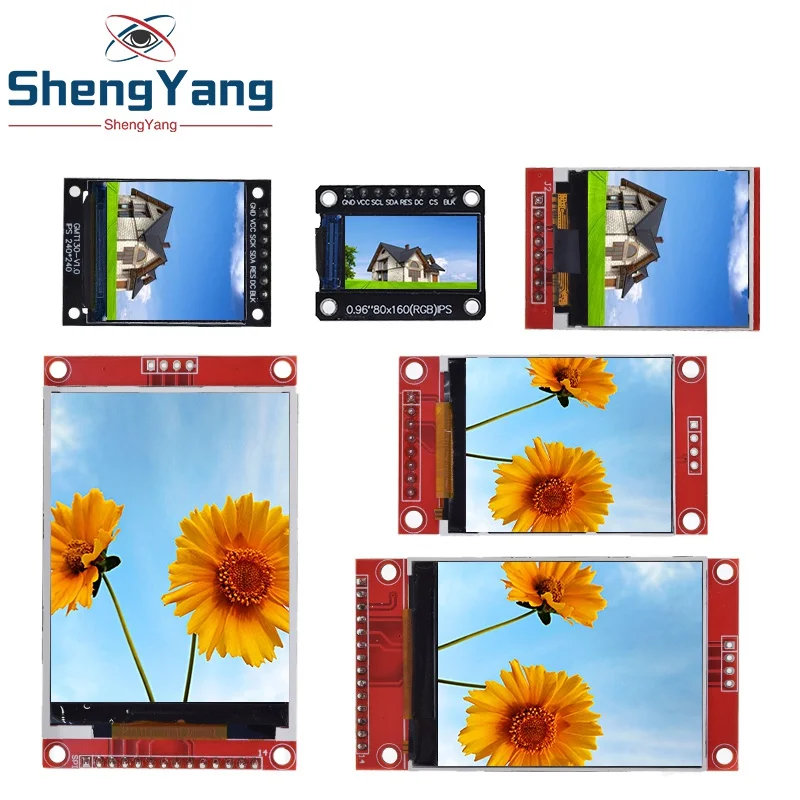 TFT Display 0,96/1,3/1,44/1,77/1,8/2,0/2,4/2,8 zoll IPS 7P SPI HD 65K – Bild 2