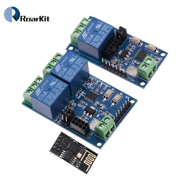 ESP8266 ESP-01 5V 1 Kanal 2 Weg WiFi Relais Modul Dinge Smart Home Fernbedienung Schalter ESP01 WIFI Drahtlose