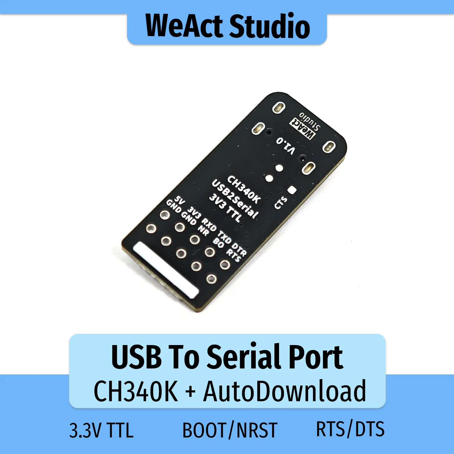 CH340K CH340 Modul USB zu TTL Konverter UART Modul CH340 3,3V Auto – Bild 3