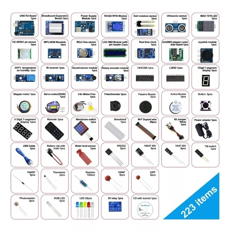 Vollversion Starter Learning Kit für Arduino Programmierprojekt DIY – Bild 5