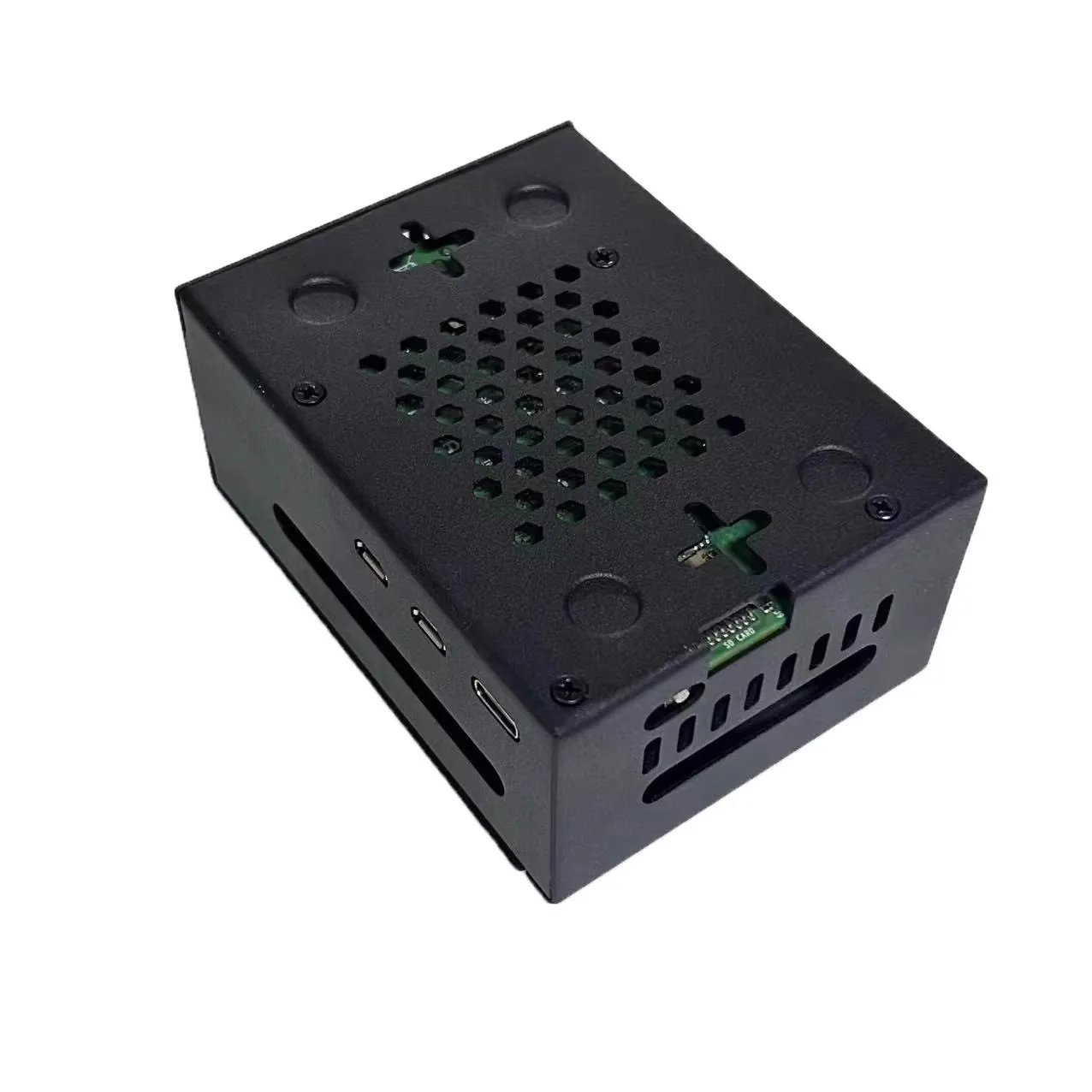 Raspberry Pi 5-Gehäuse unterstützt PCIe M.2 NVMe SSD Shield Top X1001 – Bild 2