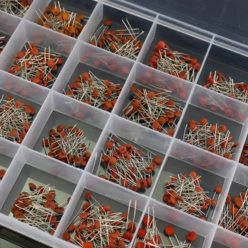 Keramikkondensator-Set, 2 pF-0,1 uF, elektronische Komponenten, Paket, Kondensator, verschiedene Proben
