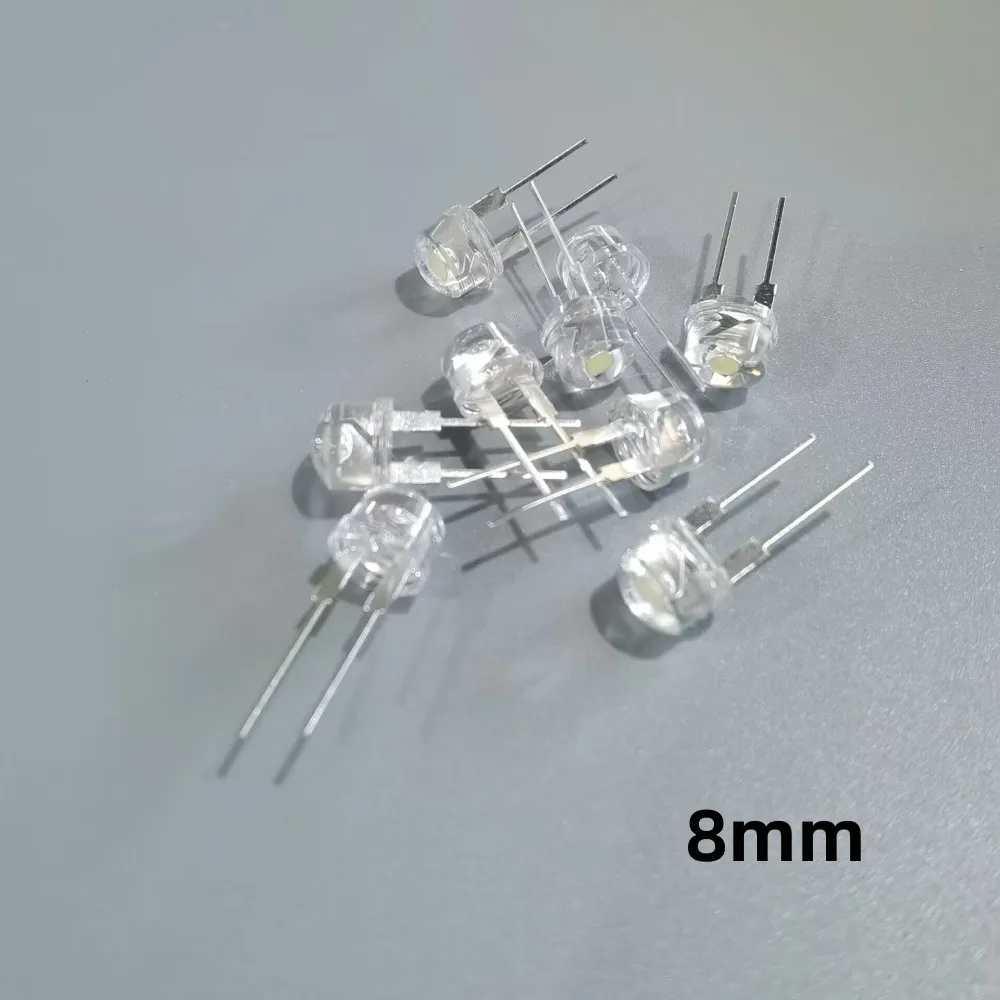 Vorverdrahtete Leuchtdioden 3 V 2 mm 3 mm 5 mm 8 mm 10 mm (100 Stück) – Bild 3