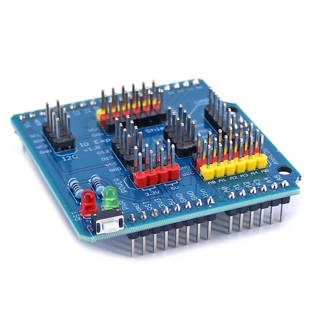 IO Shield Sensor Shield IO Board Base Shield Sensor-Erweiterungsplatine Kompatibel mit Arduino