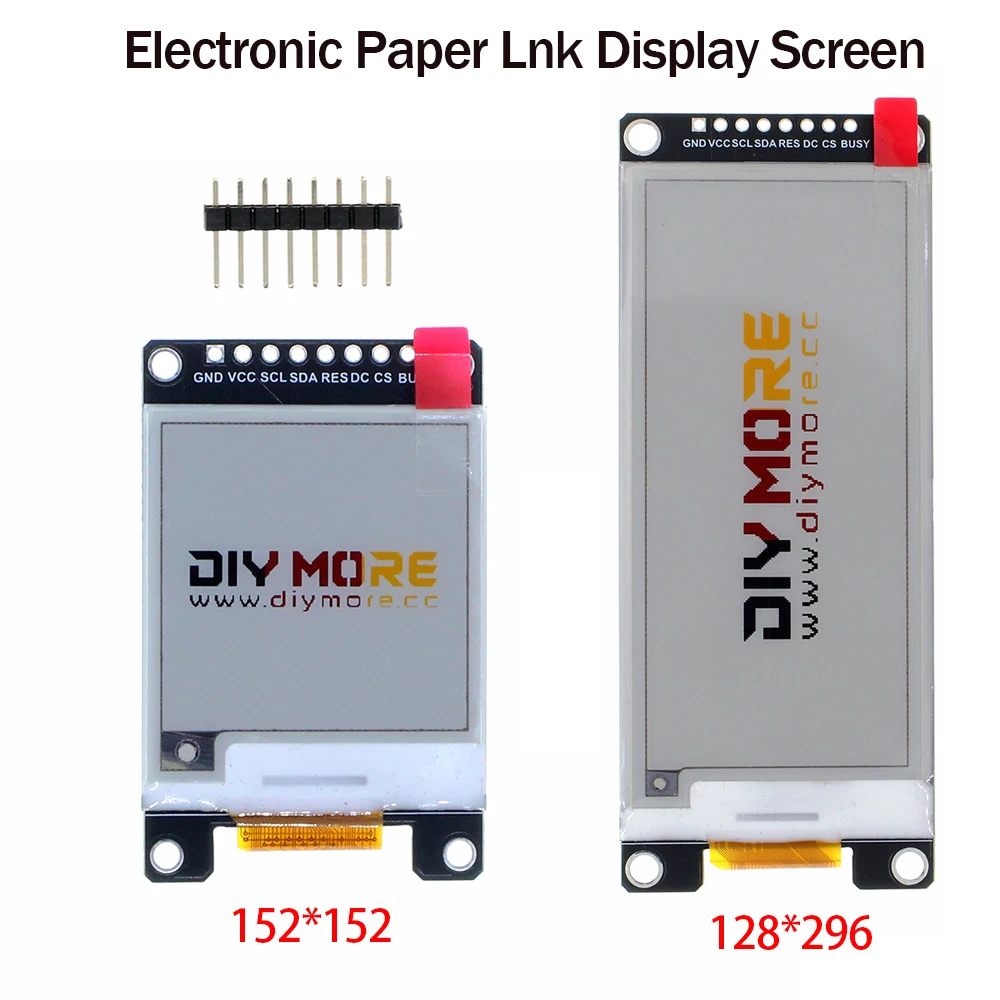 E-Ink E-Paper-Bildschirm E-Paper-Display-Modul 128x296 152*152 – Bild 4