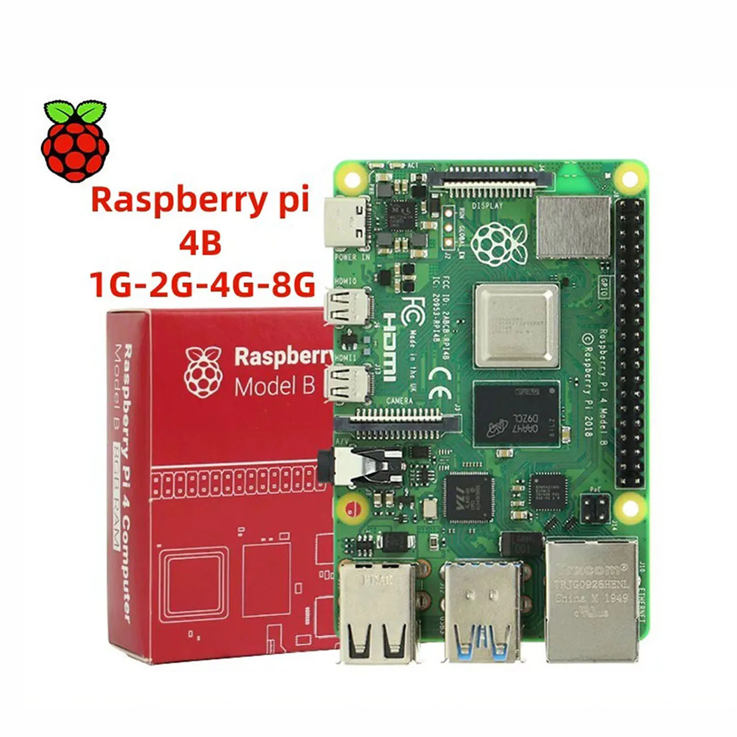 Raspberry Pi 4 1G Pi 5 Modell B 2G 4G 8G 16G Linux Visual Python Programming Suite Entwicklungsboard